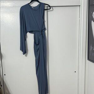 Zara Elegant Blue Top